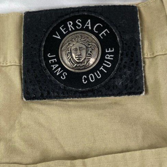 Khaki Versace Shorts w/ COA - Size 40 - Picture 5 of 7
